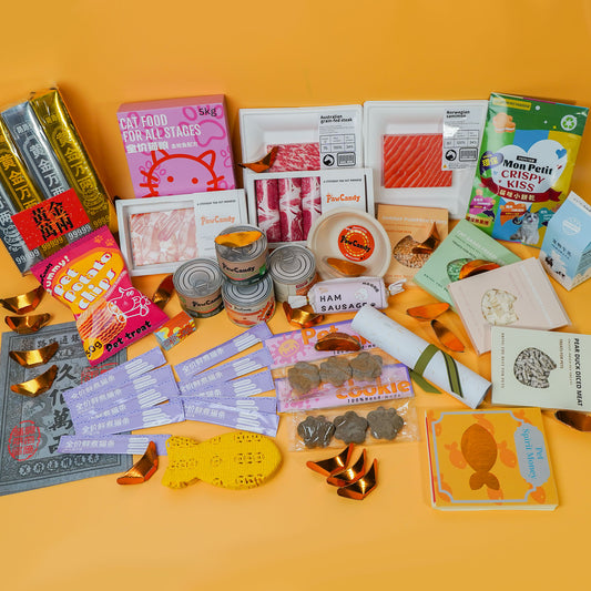 Traditional Chinese Rituals-Eco-Friendly Pet Memorial Joss Paper for Cats - Happy Feeding Taoism Ritual Kit