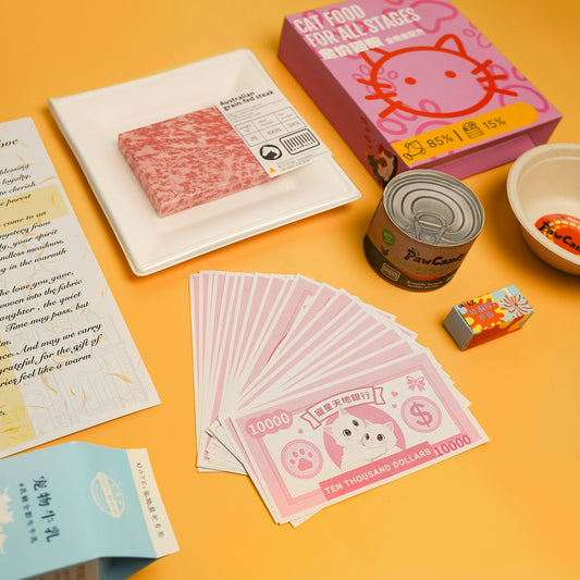 Eco-Friendly Pet Memorial Joss Paper for Cats - Standard Taoism Ritual Kit